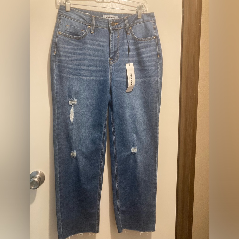 Vigoss Cropped Straight Jeans